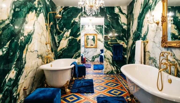 18 Statement Maximalist Bathroom Design Ideas