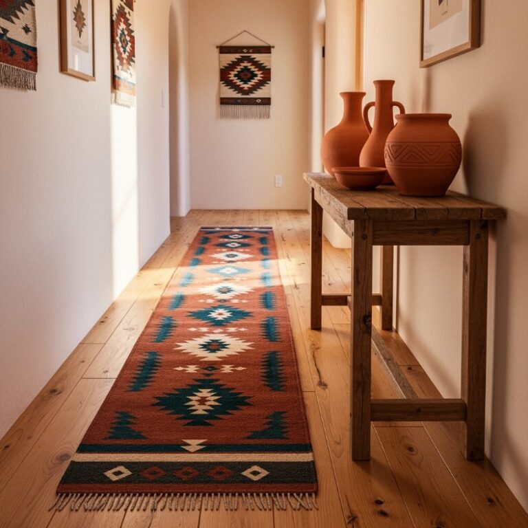 17 Warm Southwestern Desert Hallway Design Ideas