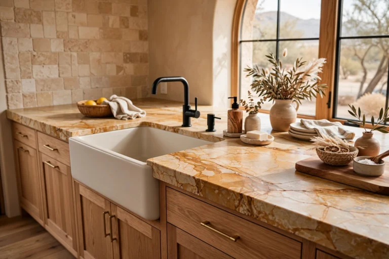 16 Desert Kitchen Design Ideas with Warm Minimalism