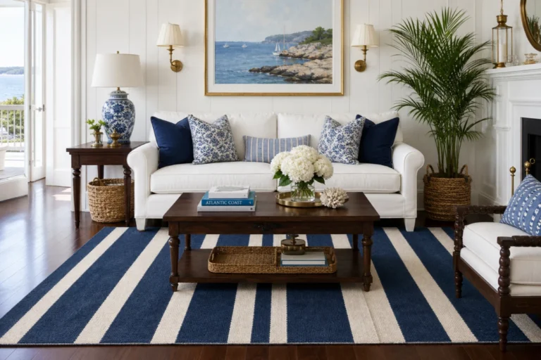 15 Rug Ideas for Dark Wood Floors That Pop