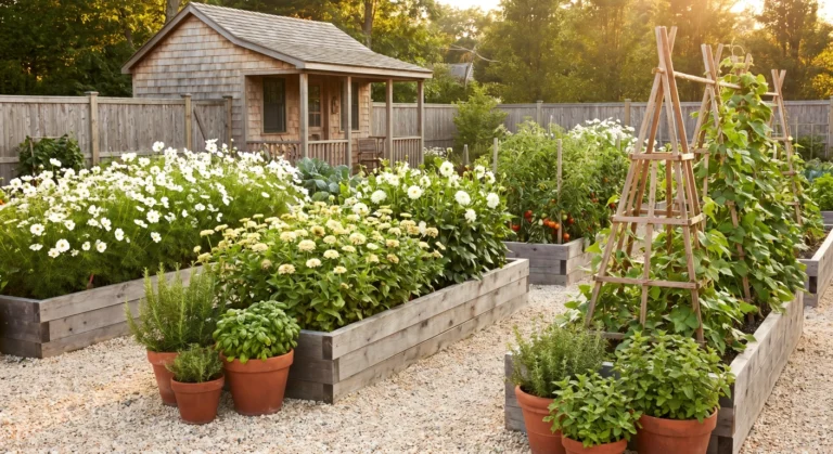 17 Hamptons Inspired Coastal Garden Ideas for Timeless Outdoor Beauty