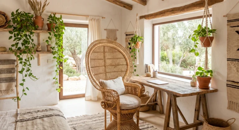 16 Ibiza Style Boho Office Ideas for Remote Workers