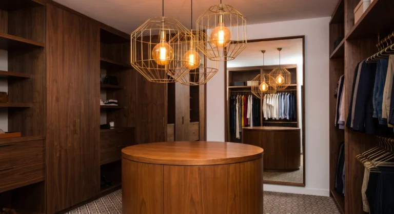 16 Warm Mid Century Modern Walk-In Wardrobe Ideas You’ll Love