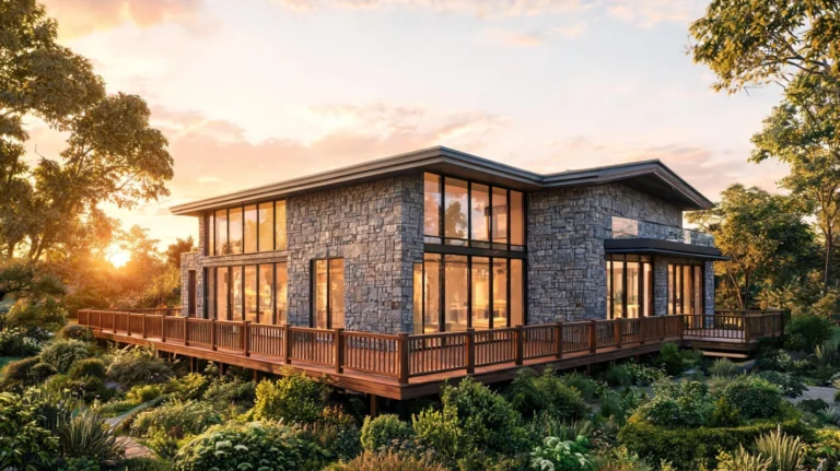 16 Modern Stone House Exterior Ideas for Timeless Curb Appeal