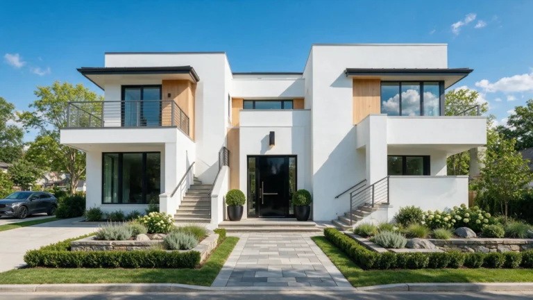 15 Modern White House Exterior Ideas for a Bright Elegant Look