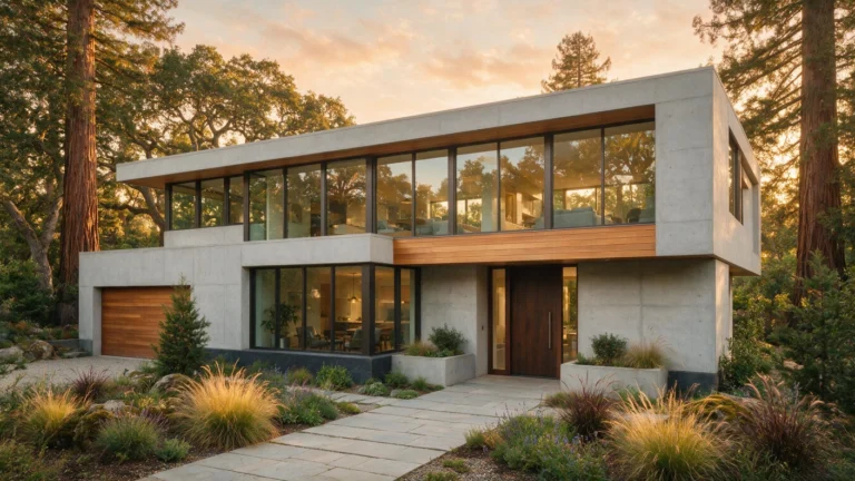 15 Modern Concrete House Exterior Ideas with Industrial Charm