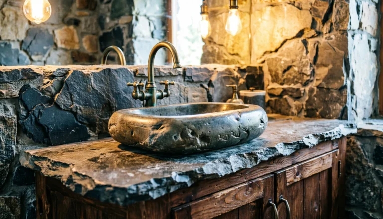 16 Mountain Bathroom Ideas with Rustic Country Charm