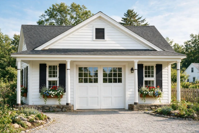 17 Farmhouse Garage Exterior Ideas That Complete the Look