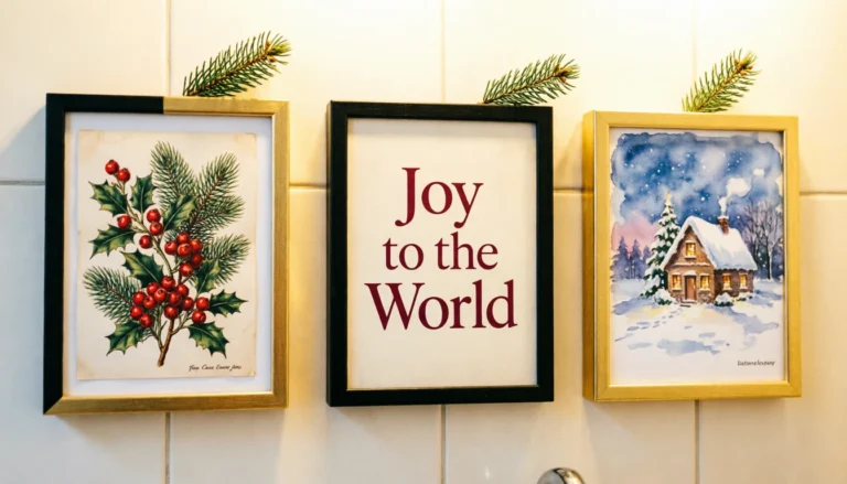 🎄 15 Christmas Bathroom Decor Ideas for Holiday Vibes